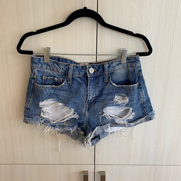 River Island Jean Shorts - Picture 1 of 4